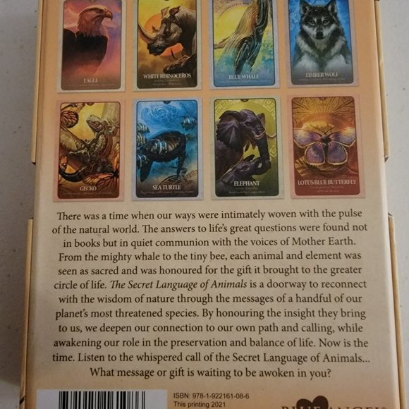 Oracle Cards The Secret Language of Animals - New - Picture 8 of 8